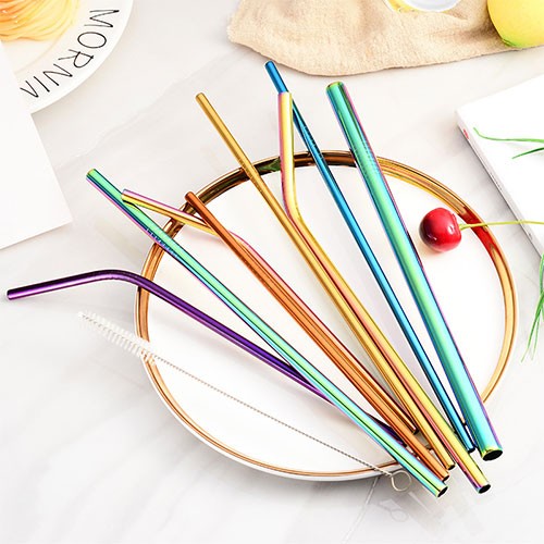 Custom Eco Friendly Reusable Stainless Steel Drinking Metal Straw with Silicone  Tips - China Stainless Steel Straw and Reusable Straw price